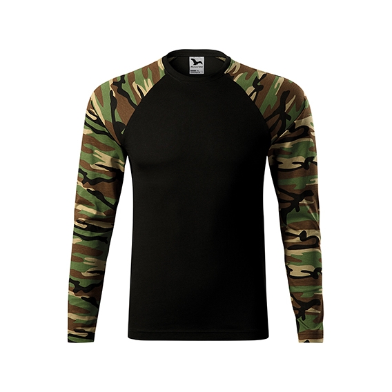 Camouflage LS Tričko unisex