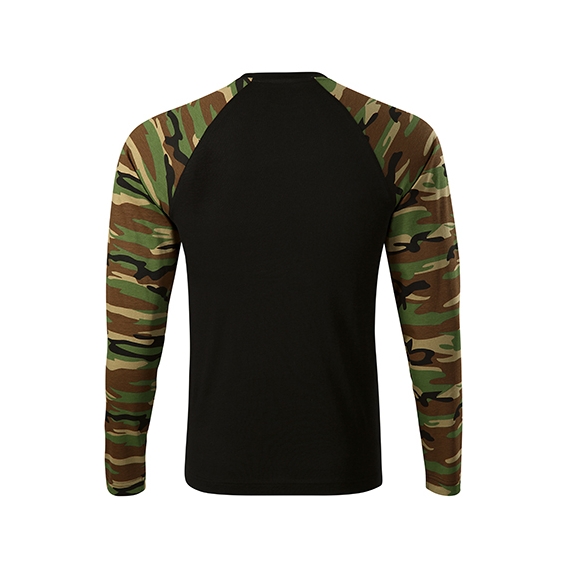 Camouflage LS Tričko unisex