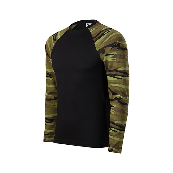 Camouflage LS Tričko unisex