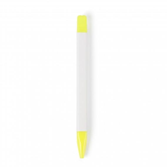 Zestaw piśmienny, ołówek, zakreślacz i długopisy