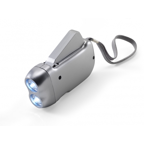 Latarka 2 LED na dynamo