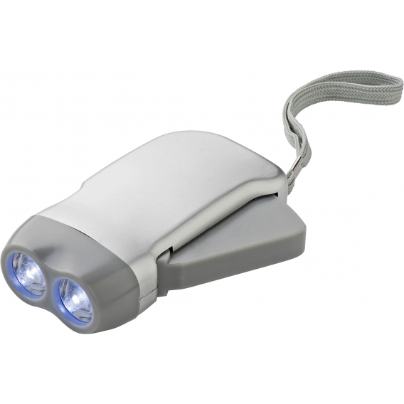 Latarka 2 LED na dynamo