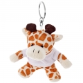 Gracie, plyšová žirafa, krúžok na kľúče
