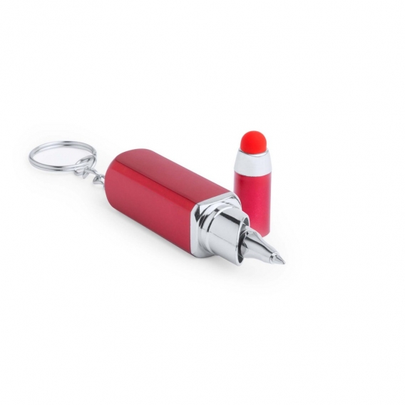Brelok do kluczy "pomadka", długopis, touch pen