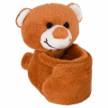Humphrey, plyšový zvinutý čelenka, medvedík