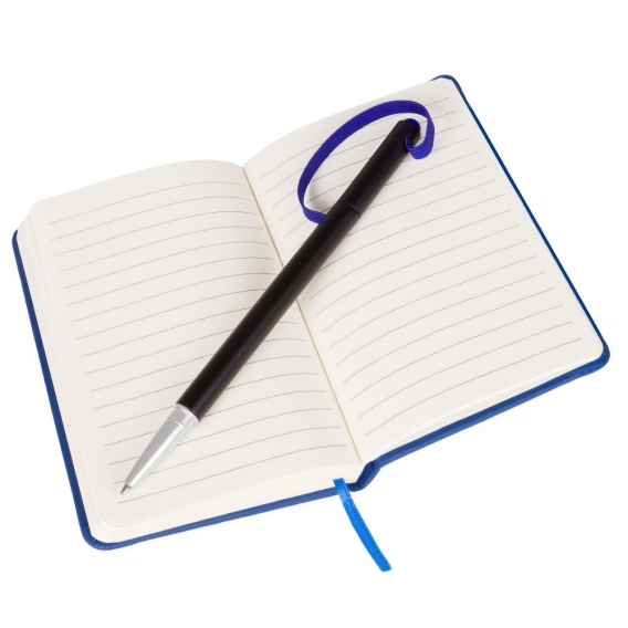Notatnik ok. A6 z długopisem z zatyczką, touch pen