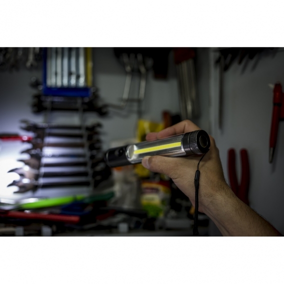 Latarka 1 LED + COB