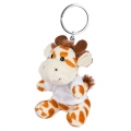 Lizzy, plyšová žirafa, krúžok na kľúče