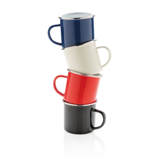 Emaliowany kubek w stylu vintage 350 ml