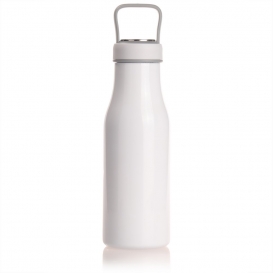 475 ml vzduchová termálna fľaša Air Gifts s držadlom a kovovým krúžkom na spodnej časti, nádoba v uzávere