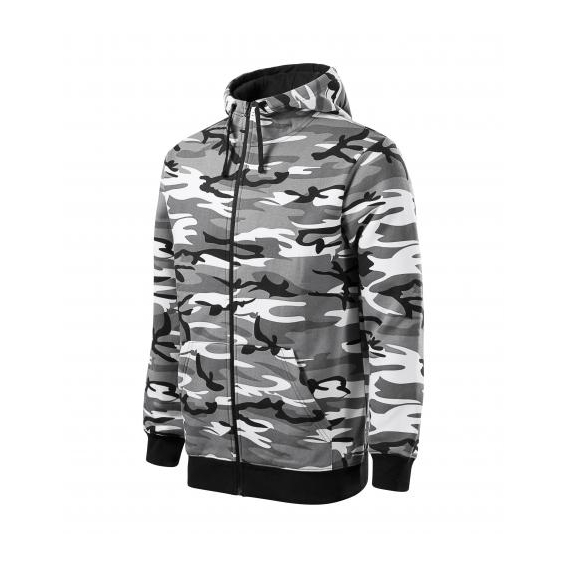 Camo Zipper Mikina pánska