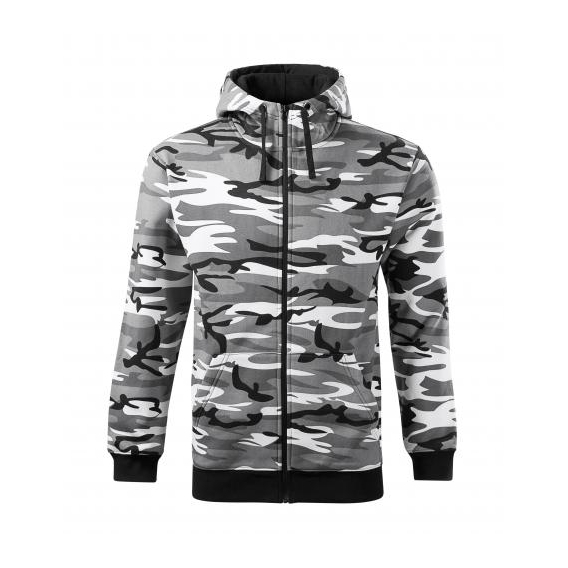 Camo Zipper Mikina pánska