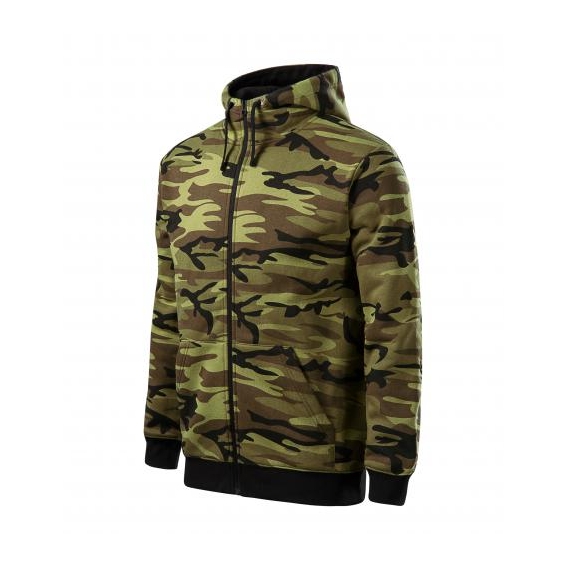 Camo Zipper Mikina pánska