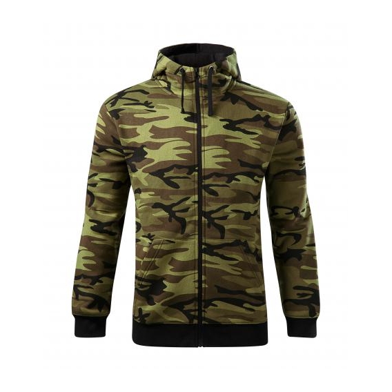 Camo Zipper Mikina pánska