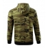 Camo Zipper Mikina pánska
