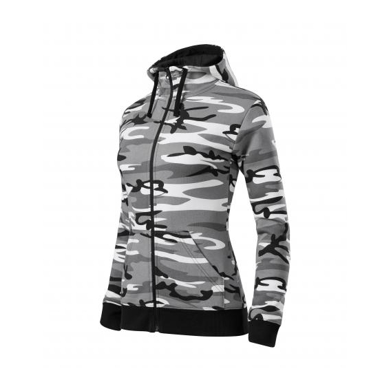 Camo Zipper Mikina dámska