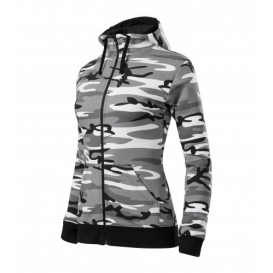 Camo Zipper Mikina dámska