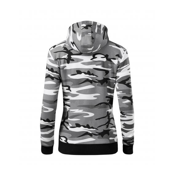 Camo Zipper Mikina dámska