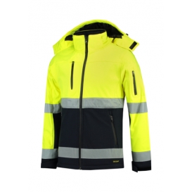 Bi-color EN ISO 20471 Softshell Softshellová bunda unisex