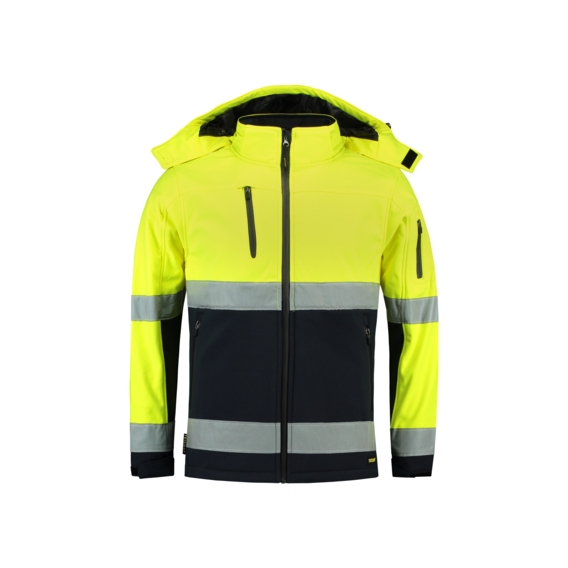 Bi-color EN ISO 20471 Softshell Softshellová bunda unisex