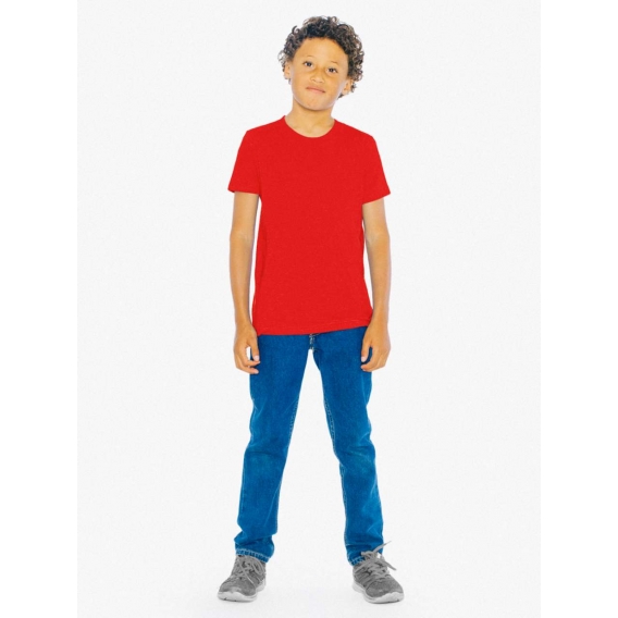 YOUTH FINE JERSEY SHORT SLEEVE T-SHIRT