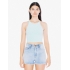 WOMEN'S COTTON SPANDEX CROP TANK
