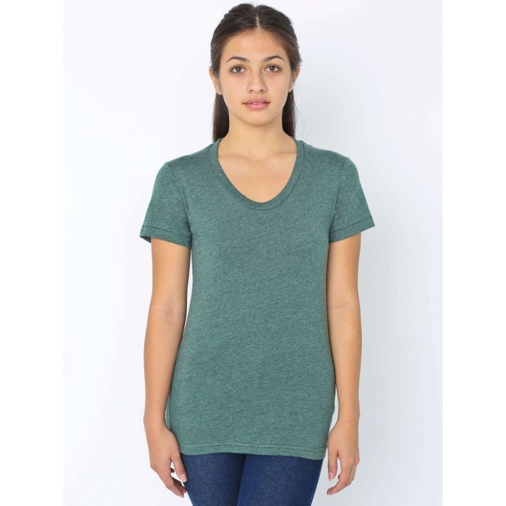 WOMEN'S POLY-COTTON SHORT SLEEVE T-SHIRT