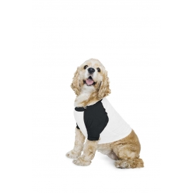 DOG POLY-COTTON 3/4 SLEEVE RAGLAN T-SHIRT
