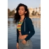 WOMEN'S FLEX FLEECE CROPPED ZIP HOODED SWEATSHIRT