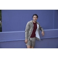 UNISEX MOCK TWIST HOODED ZIP SWEATSHIRT
