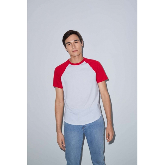 UNISEX POLY-COTTON SHORT SLEEVE RAGLAN T-SHIRT