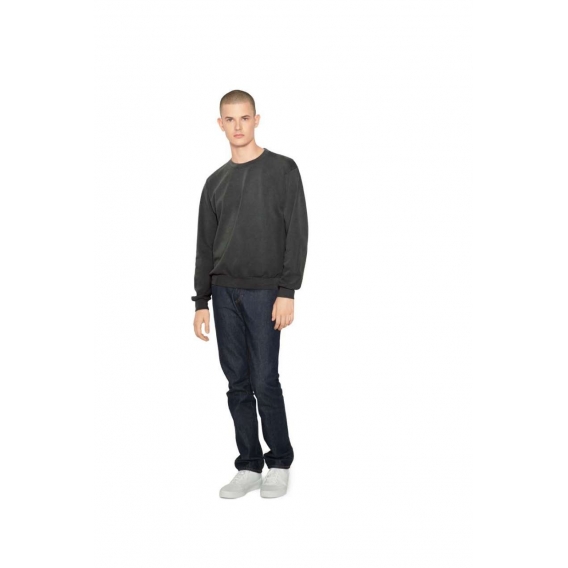 UNISEX FRENCH TERRY GARMENT DYED CREW