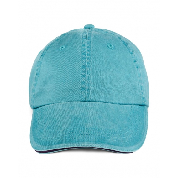 SOLID LOW-PROFILE SANDWICH TRIM TWILL CAP