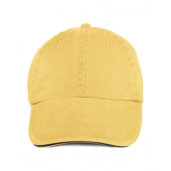 SOLID LOW-PROFILE SANDWICH TRIM TWILL CAP
