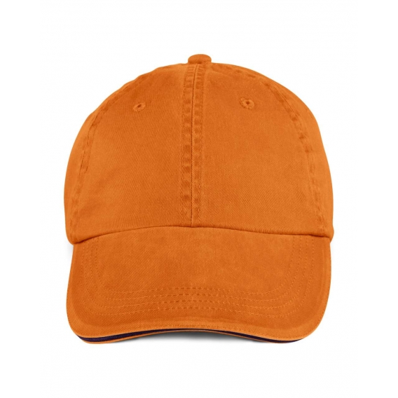 SOLID LOW-PROFILE SANDWICH TRIM TWILL CAP