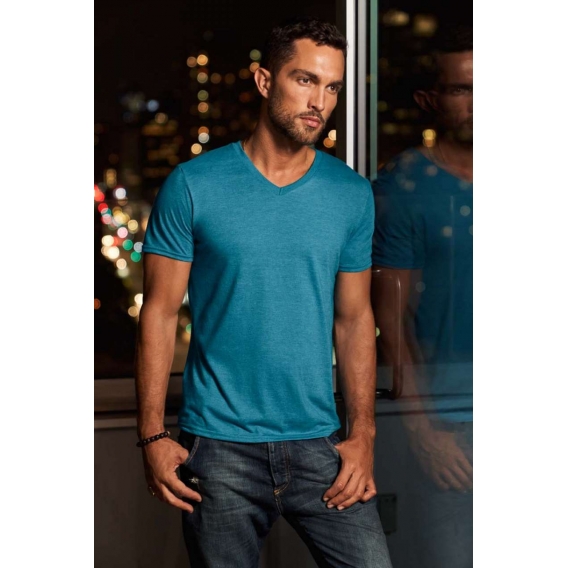 ADULT TRI-BLEND V-NECK TEE