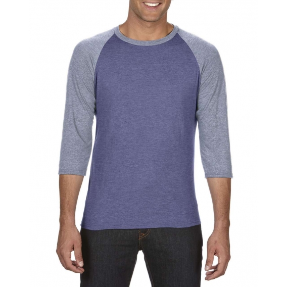 ADULT TRI-BLEND ¾ SLEEVE RAGLAN TEE