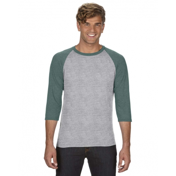 ADULT TRI-BLEND ¾ SLEEVE RAGLAN TEE
