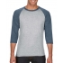 ADULT TRI-BLEND ¾ SLEEVE RAGLAN TEE