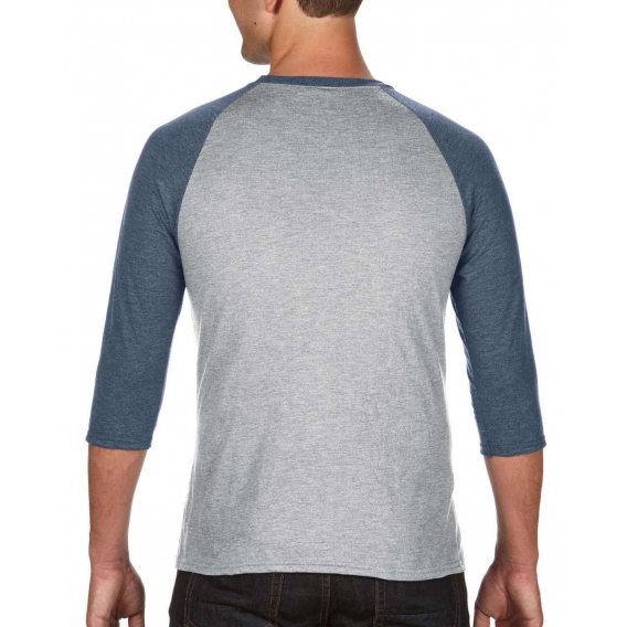 ADULT TRI-BLEND ¾ SLEEVE RAGLAN TEE