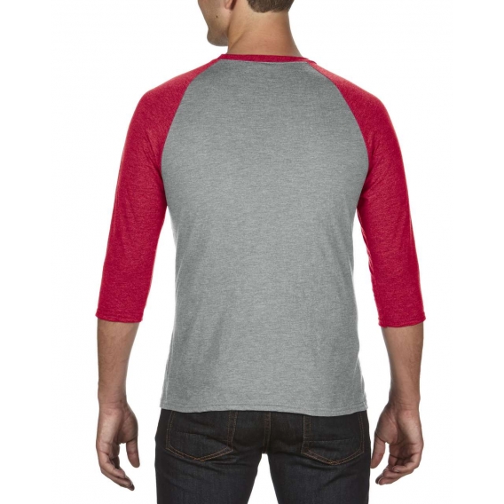 ADULT TRI-BLEND ¾ SLEEVE RAGLAN TEE