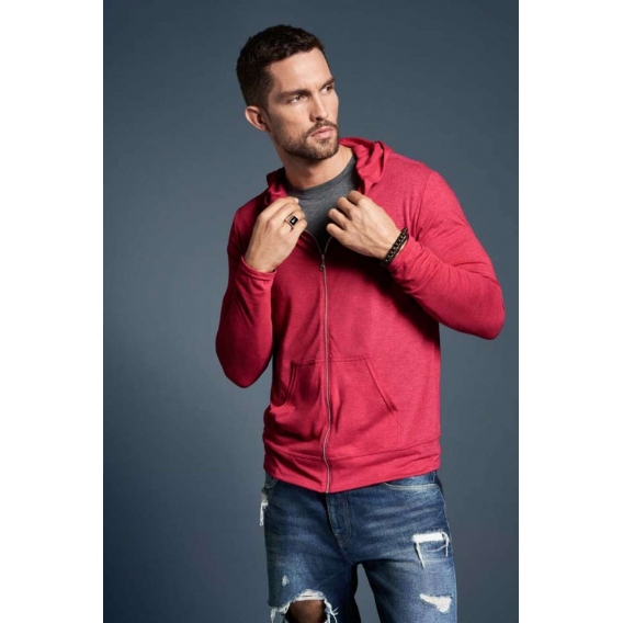 ADULT TRI-BLEND FULL-ZIP HOODED JACKET