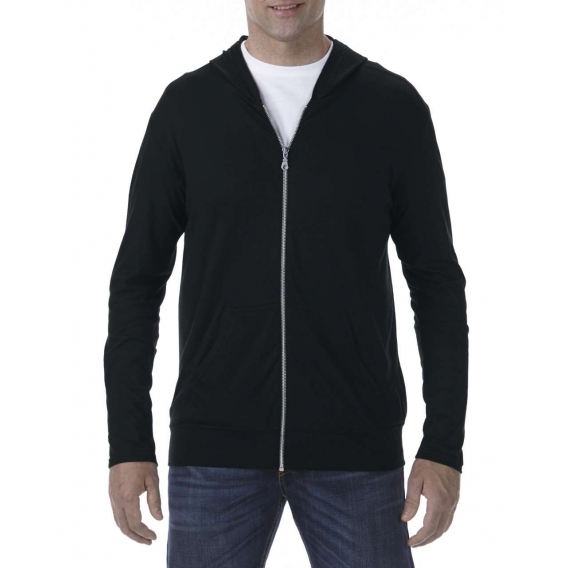 ADULT TRI-BLEND FULL-ZIP HOODED JACKET