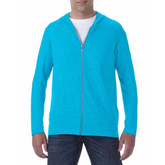 ADULT TRI-BLEND FULL-ZIP HOODED JACKET