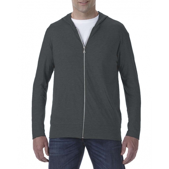 ADULT TRI-BLEND FULL-ZIP HOODED JACKET