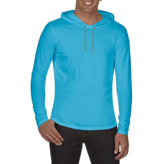 ADULT LIGHTWEIGHT LONG SLEEVE HOODED TEE