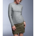 WOMEN’S FASHION BASIC FITTED LONG SLEEVE TEE