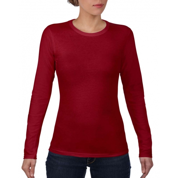 WOMEN’S FASHION BASIC FITTED LONG SLEEVE TEE