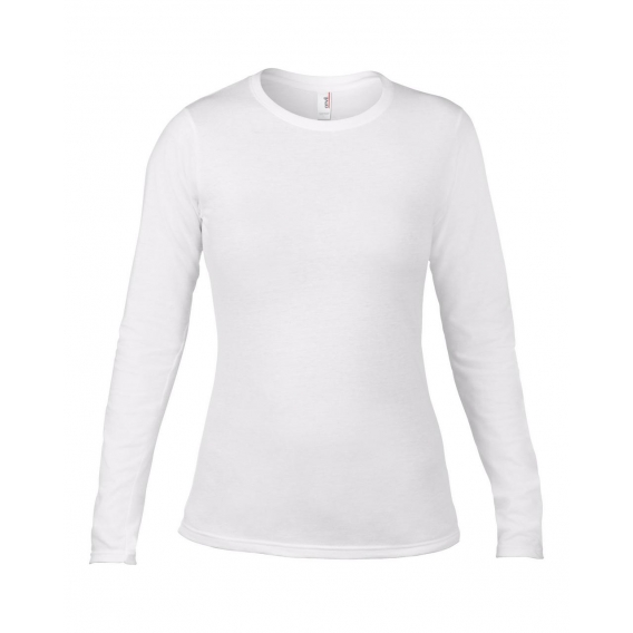 WOMEN’S FASHION BASIC FITTED LONG SLEEVE TEE