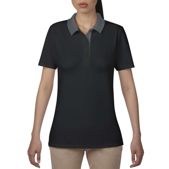 WOMEN’S DOUBLE PIQUÉ POLO